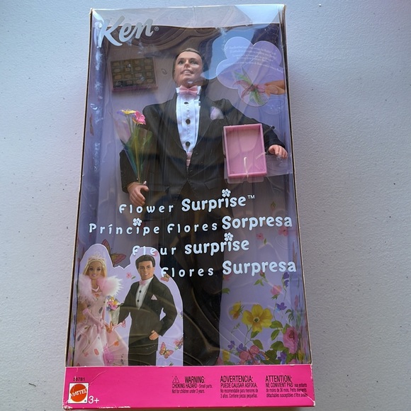 2002 Mattel Barbie Flower Surprise Ken Doll #56781 - Picture 2 of 5